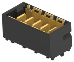 ERNI - TE CONNECTIVITY 214550-E Mezzanine Connector, Plug, 2 mm, 1 Rows, 5 Contacts, Surface Mount Straight, Copper Alloy