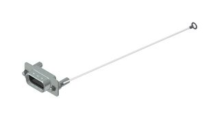 AMPHENOL CONEC 15-000010 Dust Cap / Cover, Water Resistant, Screen Cap, D-Sub 9-37 Positions Receptacle Connectors