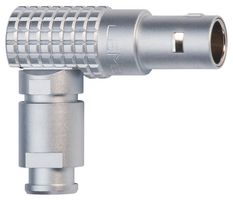 LEMO FPG.0B.304.CLAD52Z Circular Connector, Standard Circular Connector, 0B Series, Right Angle Cable Mount Plug