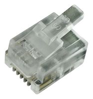 STEWART CONNECTOR 937-SP-3066R-SL Modular Connector, RJ11 Plug, 1 x 1 (Port), 6P6C, Cable Mount