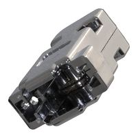AIM CAMBRIDGE - CINCH CONNECTIVITY 40-9709HS D Sub Backshell, HS Series, DE, 180°, ABS (Acrylonitrile Butadiene Styrene) Body