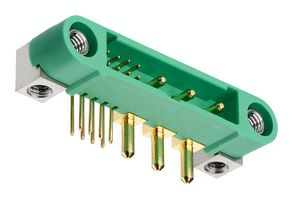 HARWIN G125-MH108M4-03AD000P Pin Header, 8Signal+3Power, Wire-to-Board, 1.25 mm, 11 Contacts, Through Hole Right Angle