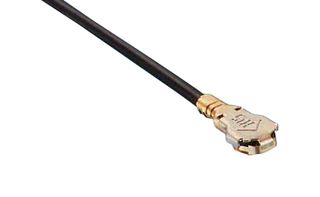HIROSE / HRS CFL-2LPP-044N2TSH-A-100D RF / Coaxial Cable Assembly, 3.9 ", 100 mm, 0.64mm Ultra-Fine, C.FL Right Angled Plug