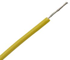 MULTICOMP PRO MP011304 Wire, PVC, Yellow, 10 x 0.1mm, 100 m