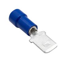 MUELLER ELECTRIC BU-190230012 Quick Disconnect Terminal, Male Quick Disconnect, 6.35mm x 0.81mm, 0.25" x 0.032", 16 AWG, 14 AWG