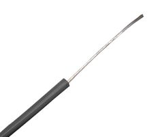 BELDEN 8890 010100 Wire, Test Prod, Rubber, Black, 24 AWG, 45 x 40AWG, 100 ft