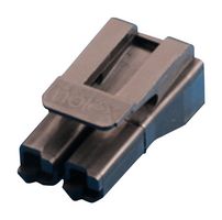 MOLEX 43335-2002 Connector Housing, Black, Flat Blade 43335 Series, Receptacle, 2 Ways, 7.5 mm