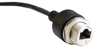 MULTICOMP PRO MP011929 Ethernet Cable, Cat5e, C3 Cable RJ45 Jack to Free End, Black, 5 m, 16.4 ft