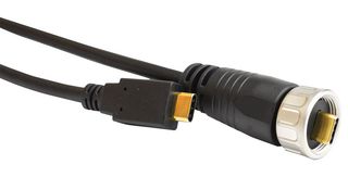 MULTICOMP PRO MP011936 USB Cable, C2 Cable Type C Plug to Type C Plug, 2 m, 6.6 ft, USB 3.1, Black