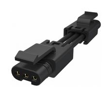 AMPHENOL COMMUNICATIONS SOLUTIONS FLHT3P008A0 Cable Assembly, BrightConnX, Wire to Board Plug to Wire to Board Plug, 3 Ways, 2.5 mm, 1 Row, 1 m