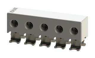 KYOCERA AVX 009176005711906 IDC Connector, Board In Connector, 4 mm, 1 Row, 5 Contacts, Cable Mount, Surface Mount