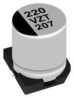 PANASONIC EEHZT1E331UP Hybrid Aluminium Electrolytic Capacitor, 330 µF, ± 20%, 25 V, Radial Can - SMD, 0.022 ohm
