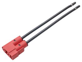 MOLEX 221960-1211 Cable Assembly, PowerWize Receptacle to Free End, 2 Ways, 19.06 mm, 1 Row, 1 m, 3.3 ft