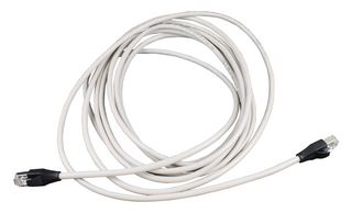 L-COM TRD855SCR-15 Ethernet Cable, Cat5e, RJ45 Plug to RJ45 Plug, STP (Shielded Twisted Pair), Grey, 4.6 m, 15 ft