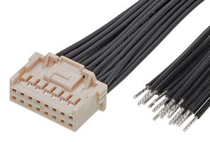 MOLEX 221956-1161 Cable Assembly, iGrid Plug to Free End, 16 Ways, 2 mm, 2 Row, 100 mm, 3.9 "