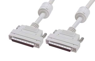 L-COM CAF900MM-2M Computer Cable, HD-68 Plug, HD-68 Plug, 6.6 ft, 2 m, Light Grey, CAF900MM Series