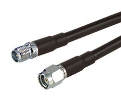 L-COM CA-RSPRSJA010 RF / Coaxial Cable Assembly, 10 ft, 3.048 m, CA-195, SMA RP Plug, SMA RP Jack, 50 ohm