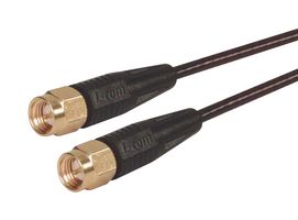 L-COM CC174S-2.5 RF / Coaxial Cable Assembly, 2.5 ft, 762 mm, RG174/U, SMA Plug, SMA Plug, 50 ohm