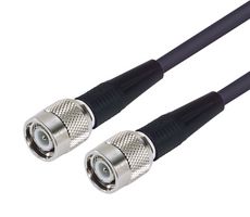 L-COM CC58T-1 RF / Coaxial Cable Assembly, 1 ft, 304.8 mm, RG58C/U, TNC Plug, TNC Plug, 50 ohm