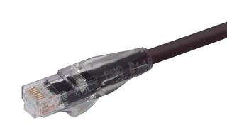 L-COM TRD695BLK-40 Ethernet Cable, Cat6, RJ45 Plug to RJ45 Plug, UTP (Unshielded Twisted Pair), Black, 12.2 m, 40 ft