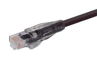 L-COM TRD695BLK-5 Ethernet Cable, Cat6, RJ45 Plug to RJ45 Plug, UTP (Unshielded Twisted Pair), Black, 1.5 m, 5 ft
