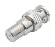 L-COM BA125 RF / Coaxial Adapter, F, Jack, BNC, Plug, Straight Adapter, 50 ohm