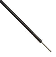 BRAND REX SPC00440A002 100M Wire, Solid, Equipment, PTFE, Black, 26 AWG, Solid, 328 ft