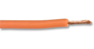 MULTICOMP PRO CBBR0208. Wire, Stranded, Hook Up Tri Rated, PVC, Orange, 328 ft