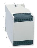 TE CONNECTIVITY - ERNI LDG-A-12 Plastic Enclosure, Wall Mount, Polycarbonate, 98.5 mm, 22.5 mm, 75 mm, IP20