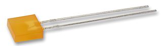 BROADCOM HLMP-0401 LED, Yellow, Through Hole, 2.5mm x 7.6mm, 20 mA, 2.1 V, 585 nm