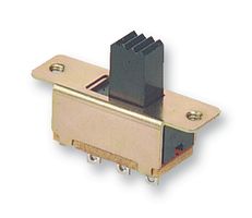 KNITTER-SWITCH MFS201N Slide Switch, DPDT, On-On, Panel Mount, MFS Series, 350 mA, 250 V