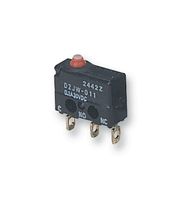 OMRON ELECTRONIC COMPONENTS D2JW-011 Microswitch, Snap Action, Plunger, SPDT, Solder, 100 mA, 30 V