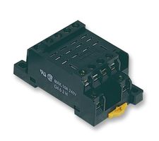 OMRON INDUSTRIAL AUTOMATION PTF14AE Relay Socket, DIN Rail, Screw, 14 Pins, 10 A, 240 VAC, PTF Series
