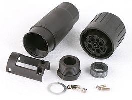 AMPHENOL SINE/TUCHEL C016 10E012 0032 Circular Connector, Standard Circular Connector, ecomate C16-3 Series, Cable Mount Receptacle