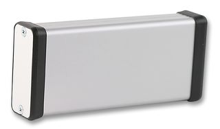 HAMMOND 1455C1201 Metal Enclosure, 1455 Series, Extruded With Metal End Panels, Small, Extruded Aluminium, 23 mm