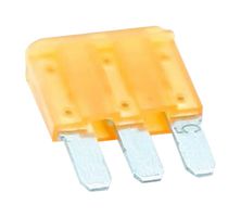 MULTICOMP PRO MP012587 Fuse, Automotive, Tan, 5 A, 32 V, 14.3mm x 4.2mm x 10.6mm, MP Auto Blade Micro 3 Series