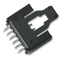 LUMBERG 2,5 MSF 06 Pin Header, With Latch, Wire-to-Board, 2.5 mm, 1 Rows, 6 Contacts, Through Hole, Minimodul