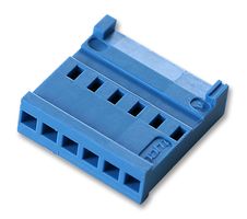 TE CONNECTIVITY - AMP 281838-6 Connector Housing, AMPMODU HE 13/HE 14, Socket, 6 Ways, 2.54 mm