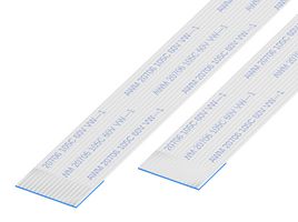 GCT 05-22-A-0030-A-4-06-4-T FFC / FPC Cable, 22 Core, 0.5 mm, Same Sided Contacts, 1.18 ", 30 mm, White