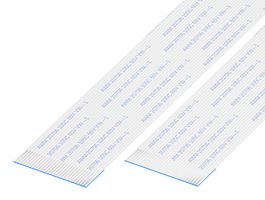 GCT 05-50-A-0152-A-4-06-4-T FFC / FPC Cable, 50 Core, 0.5 mm, Same Sided Contacts, 6 ", 152 mm, White