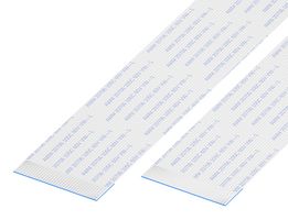 GCT 05-15-D-0030-A-4-06-4-T FFC / FPC Cable, 15 Core, 0.5 mm, Opposite Sided Contacts, 1.18 ", 30 mm, White