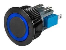 SCHURTER 3-137-087 Vandal Resistant Switch, MSM Series, 30 mm, SPDT, Momentary, Round Flat, Natural