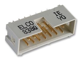 KYOCERA AVX 008380014000010 Pin Header, Straight, Wire-to-Board, 2.54 mm, 2 Rows, 14 Contacts, Through Hole Straight, 8380