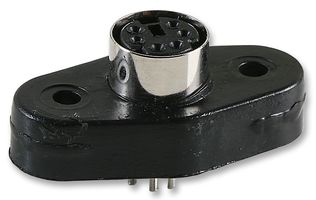 PRO SIGNAL PSG01569 DIN Audio / Video Connector, 6 Contacts, Jack, Panel Mount, Solder, Silver Plated Contacts