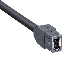 HIROSE / HRS IX40G-A-10P-JC(7.0) Modular Connector, Modular Jack, 1 x 1 (Port), 10P10C, Cat6a, Cable Mount