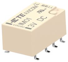 TE CONNECTIVITY - AXICOM IM01SR Signal Relay, 3 VDC, DPDT, 2 A, IM Series, SMD, Non Latching