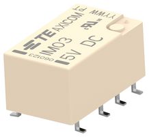 TE CONNECTIVITY - AXICOM IM03SR Signal Relay, 5 VDC, DPDT, 2 A, IM Series, SMD, Non Latching