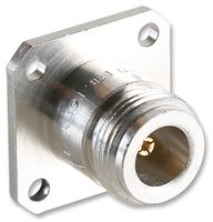 RADIALL R191381000 RF / Coaxial Adapter, N, Jack, SMA, Jack, Straight Bulkhead Adapter, 50 ohm