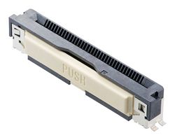 MOLEX 200485-0530 FFC / FPC Board Connector, 0.5 mm, 30 Contacts, Easy-On 200485 Series, Solder, Bottom, 1 Row