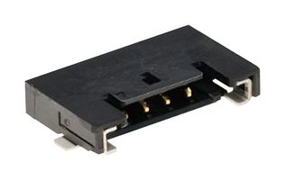 MOLEX 503763-0691 Pin Header, Wire-to-Board, 1 mm, 1 Rows, 6 Contacts, Surface Mount Right Angle